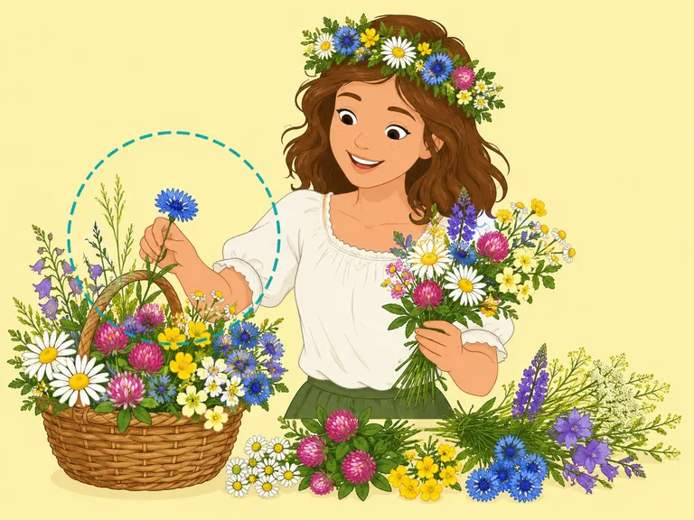 Välj dina blommor, de sju traditionella och dina egna favoriter