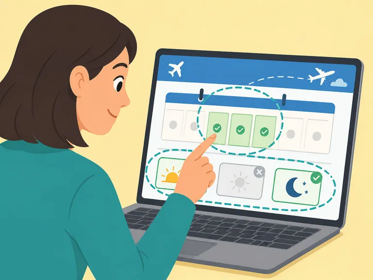 Välj att flyga på billigare dagar och tider